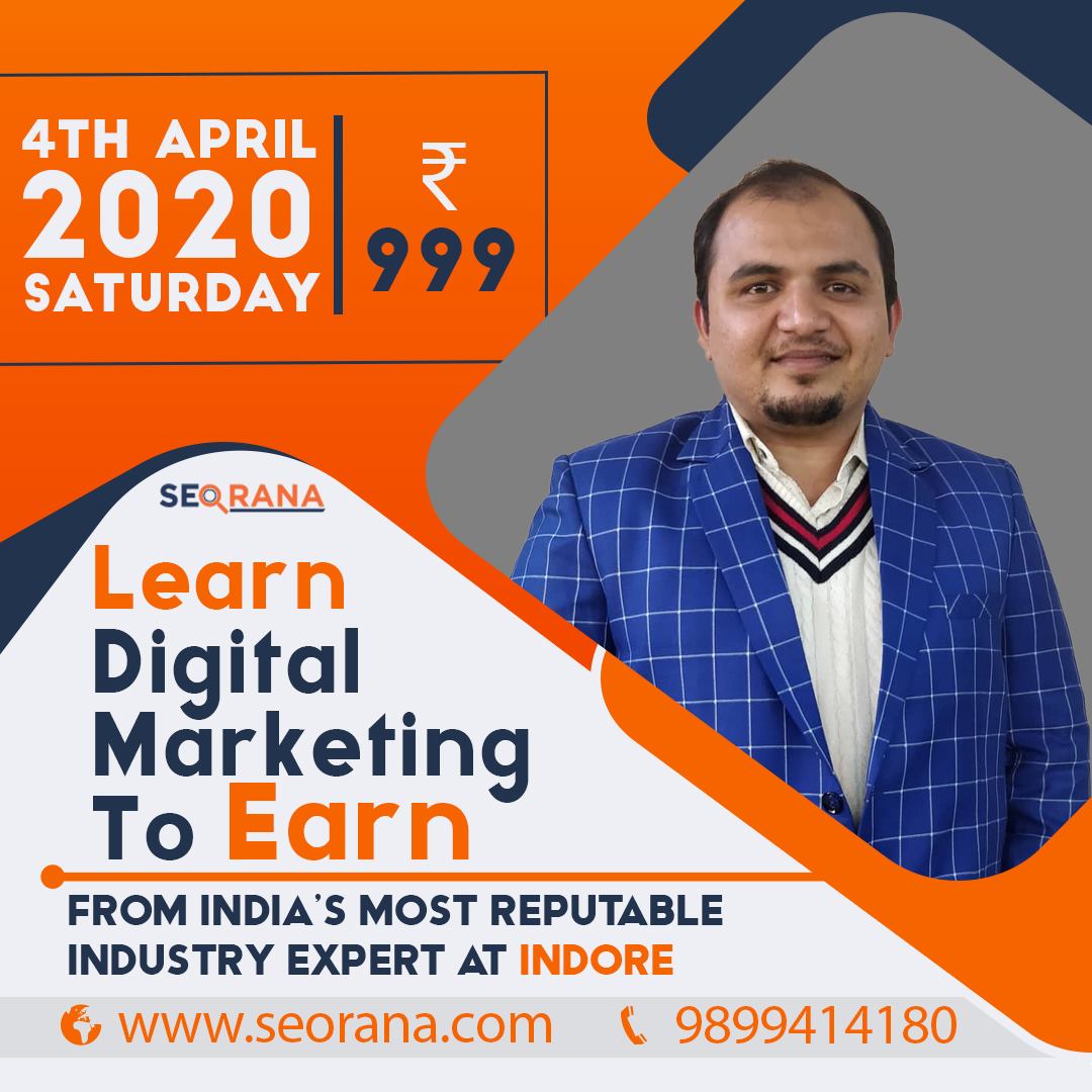 Best Digital Marketing Training in Indore from SEORana